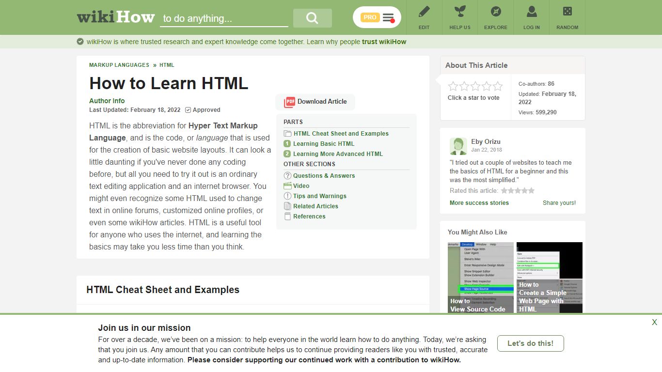 How to Learn HTML (with Pictures) - wikiHow